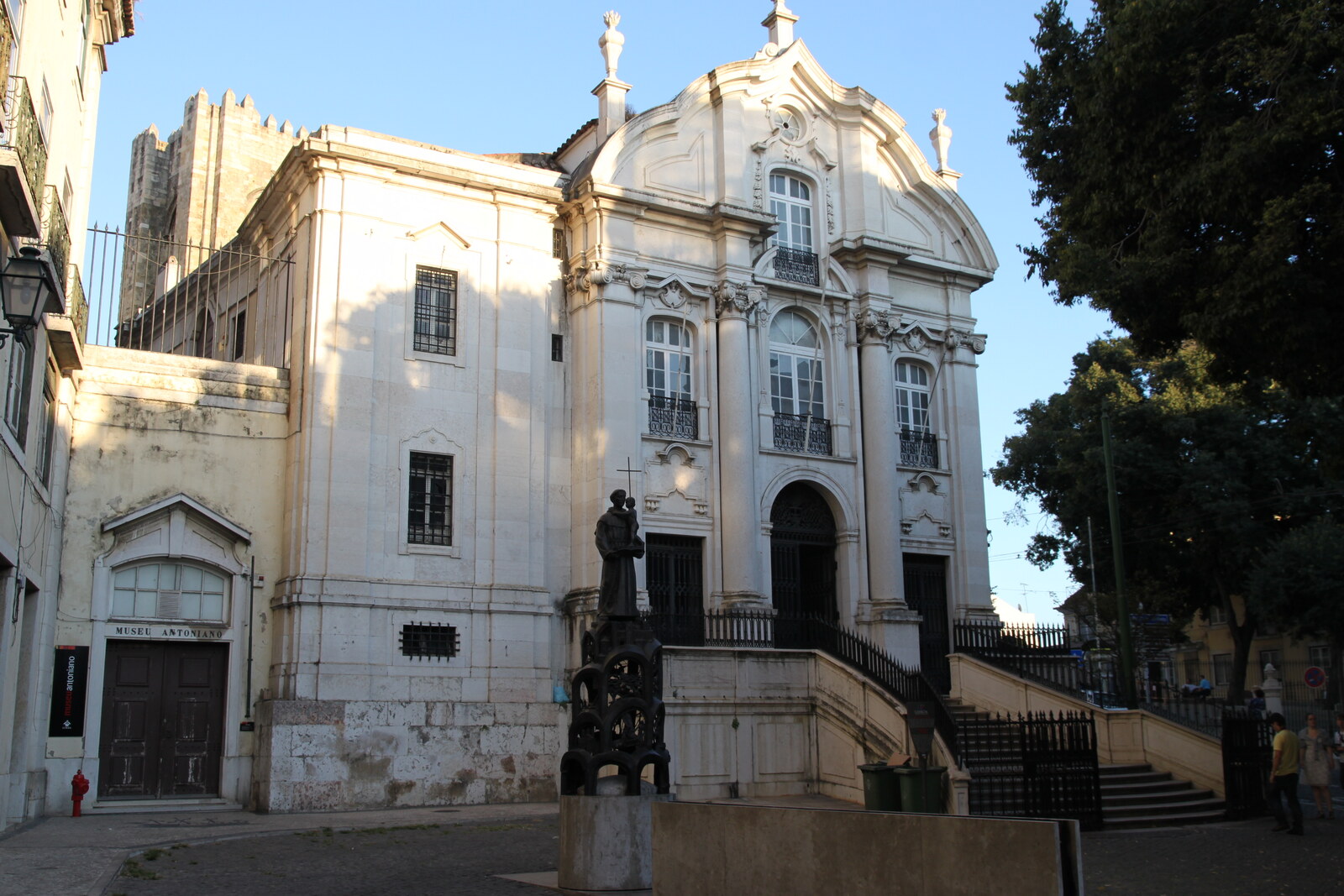 Façade of the Church of Saint Anthony in Lisbon