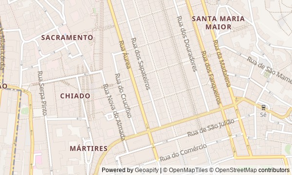 Walk map: Baixa and Carmo: rebuilding the city and its power