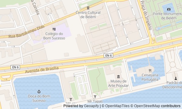 Walk map: Belém by the Tagus: monastery, monuments and a river fortress