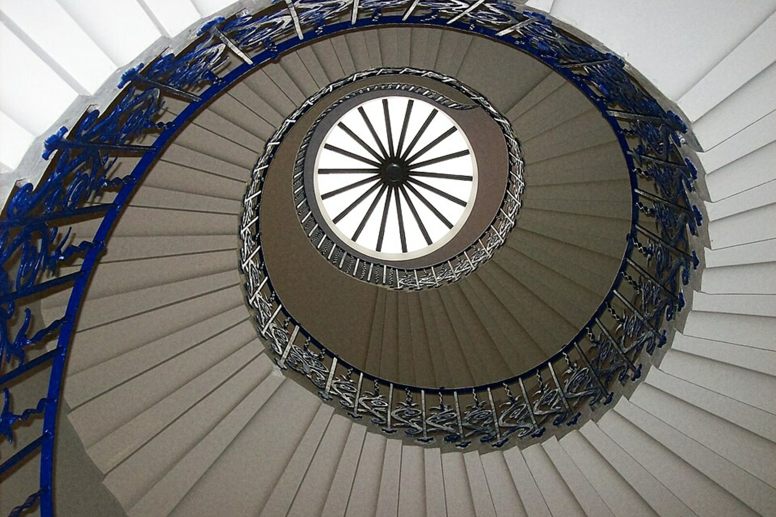 Spiral Tulip Stairs in the Queen's House, Greenwich.