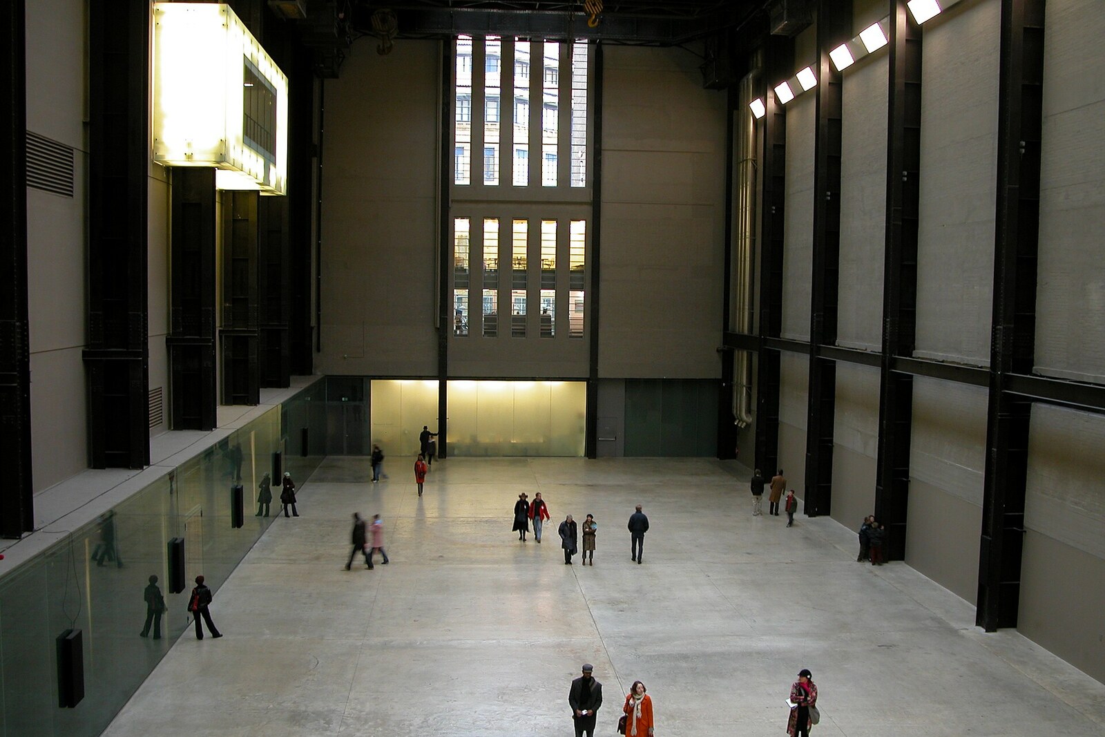 The brick tower and long building of Tate Modern against the sky