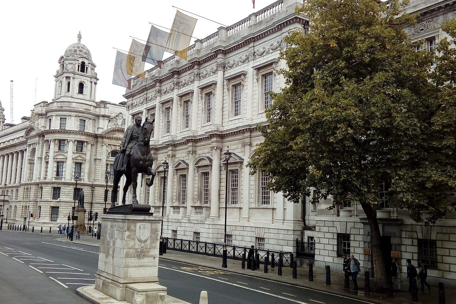 The façade of Banqueting House on Whitehall.