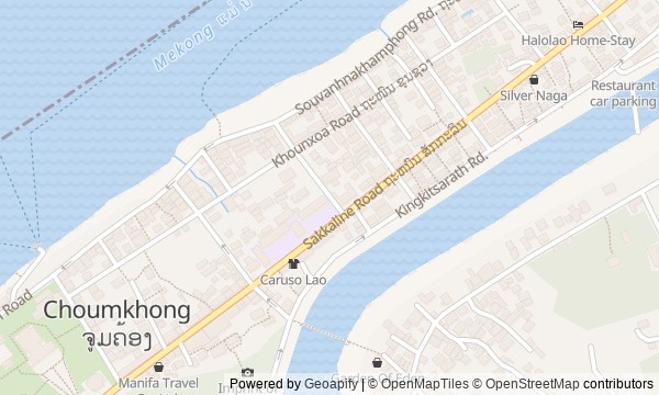 Walk map: The Sacred Peninsula of Luang Prabang
