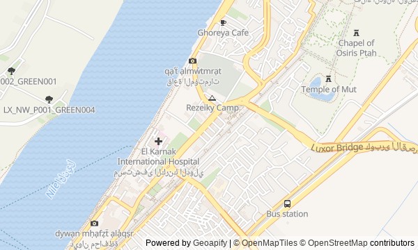 Walk map: Opet Road: From Karnak to Luxor Temple