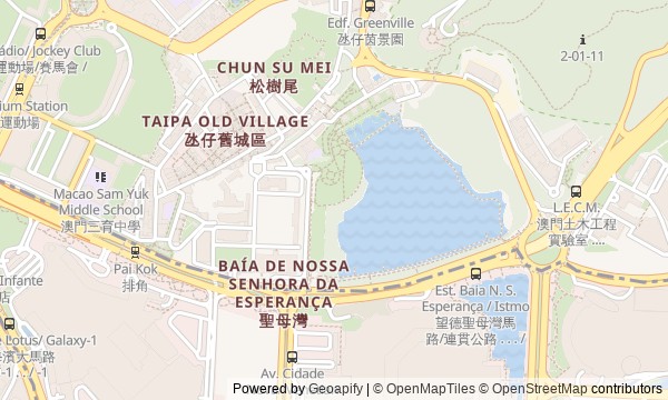 Walk map: Taipa and Cotai: From an Island to a Reclaimed City
