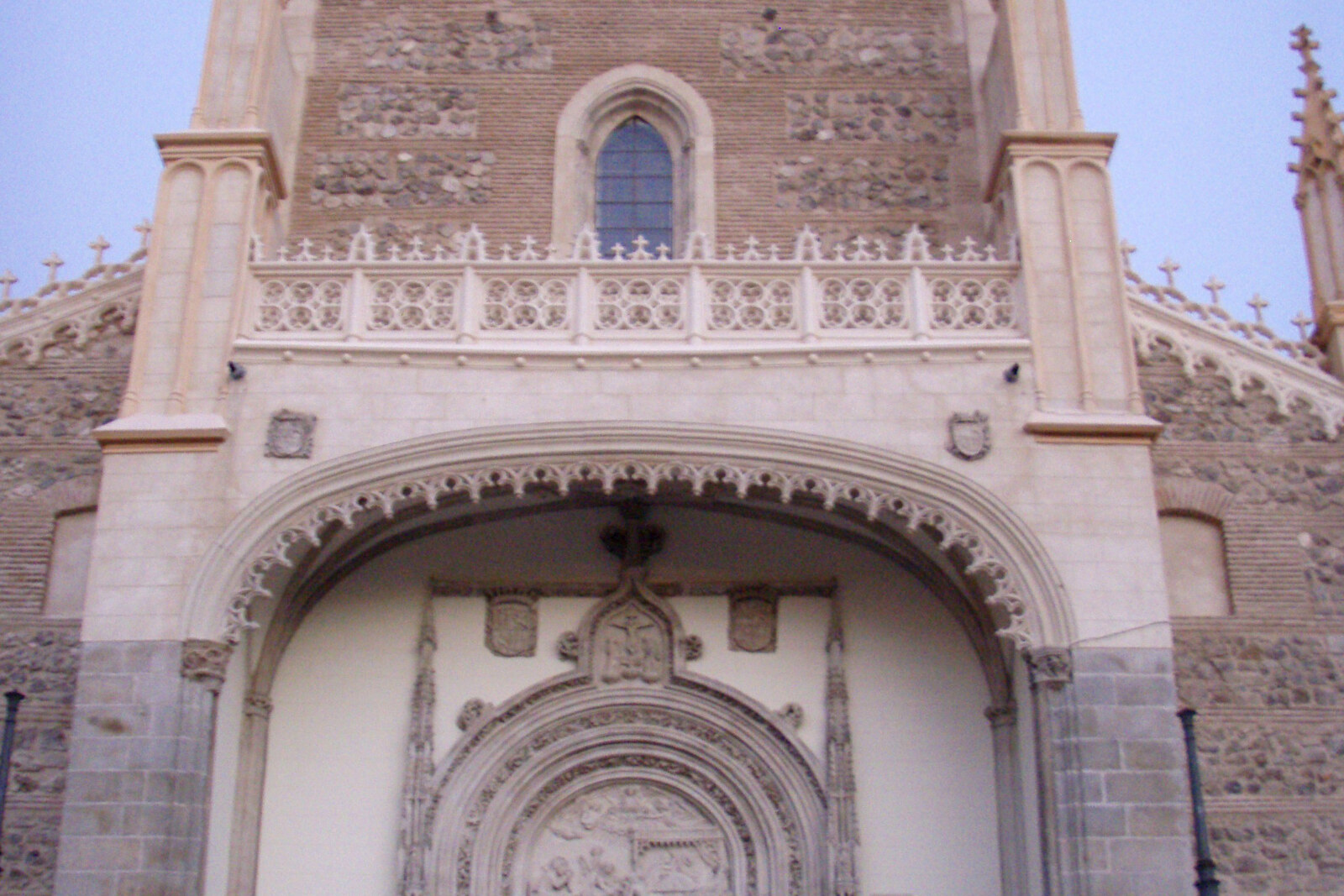 Facade of San Jerónimo el Real Church with two towers