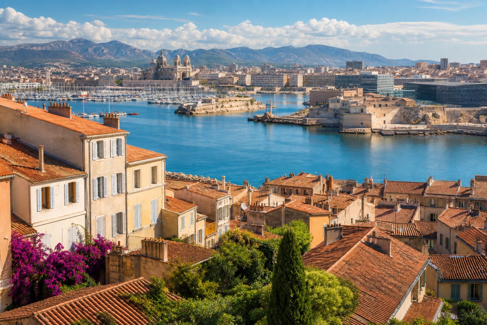 Editorial hero image generated for the city of Marseille