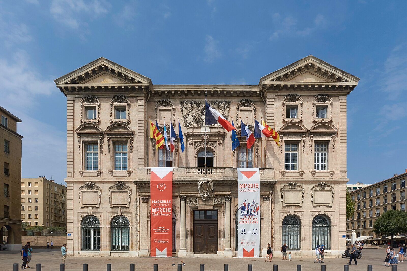 Hôtel de Ville, Marseille, August 2018