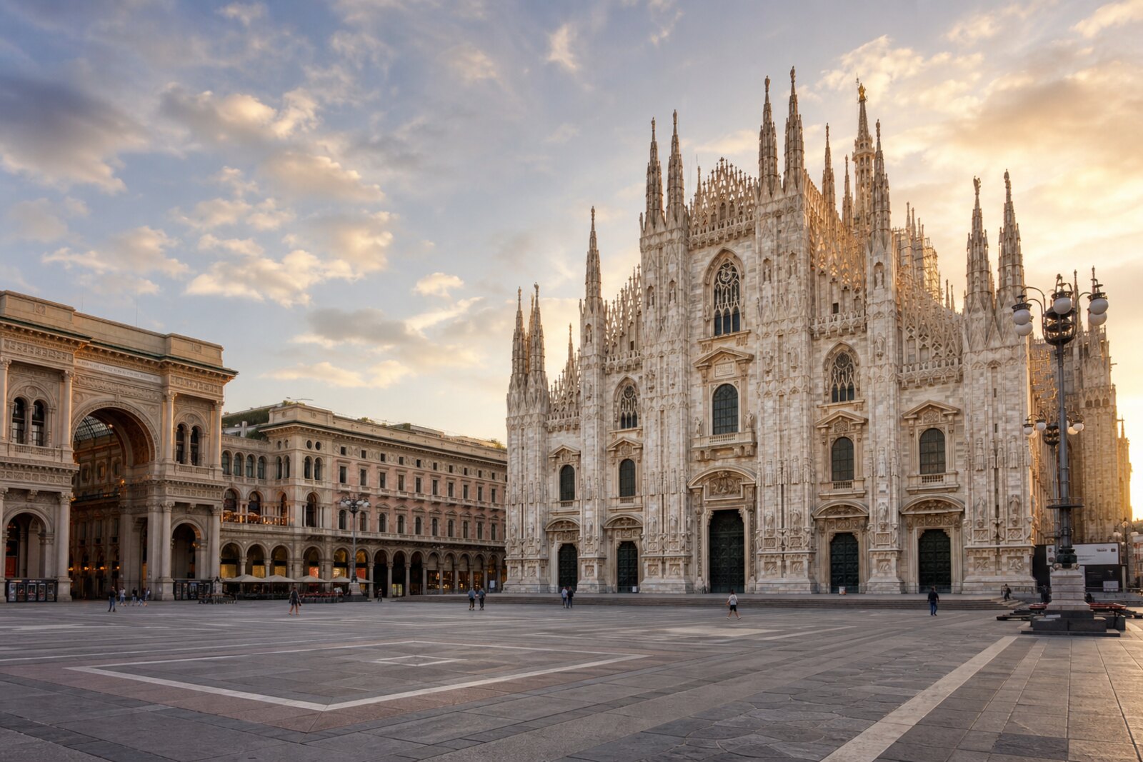 Generated editorial cover image for the route “Milan Cathedral, La Scala, and Brera”