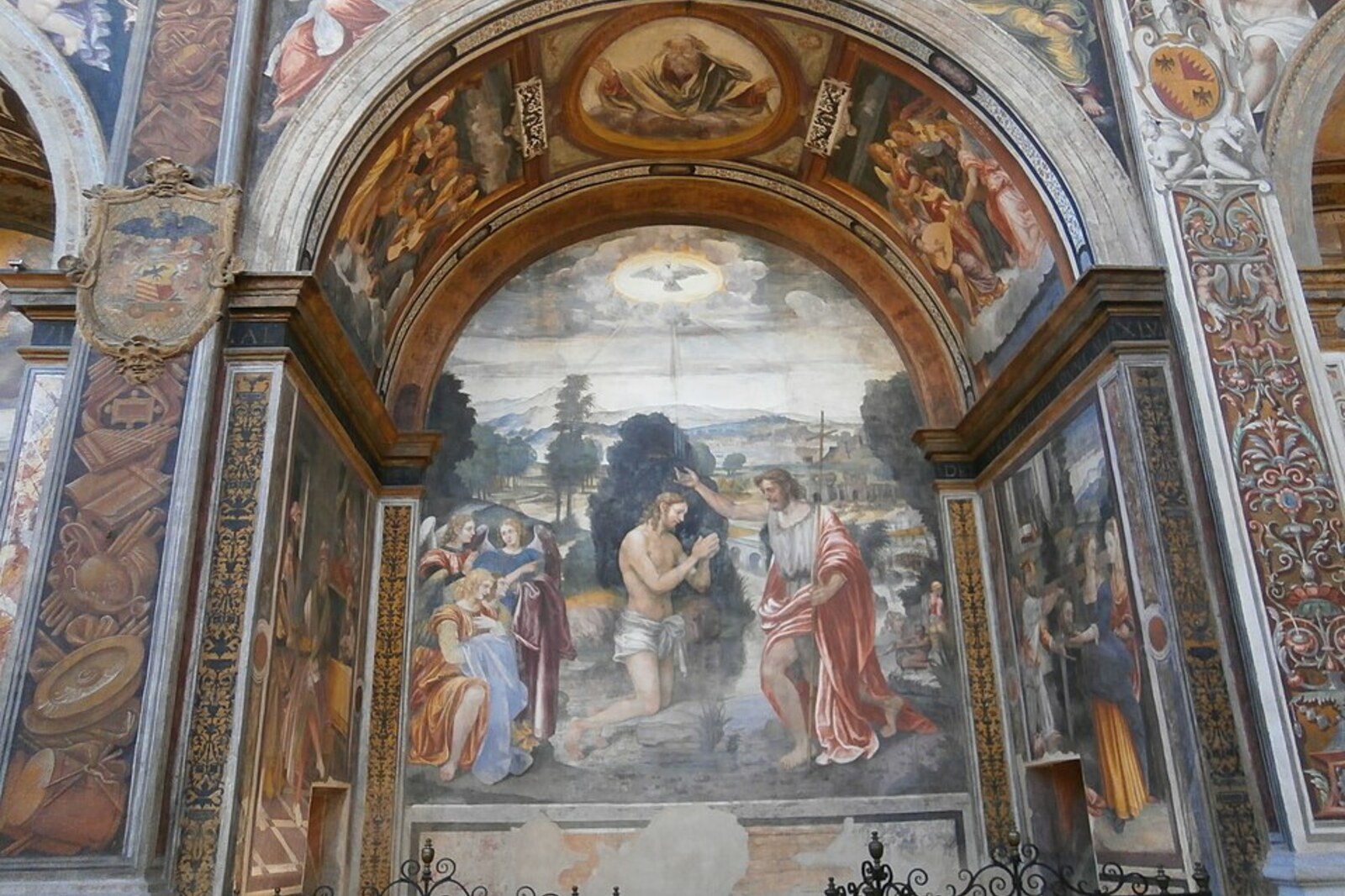 Interior of the church of San Maurizio al Monastero Maggiore - Milan