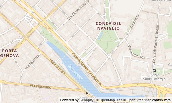 Walk map: Milan's Southern Gate and the Navigli Canals