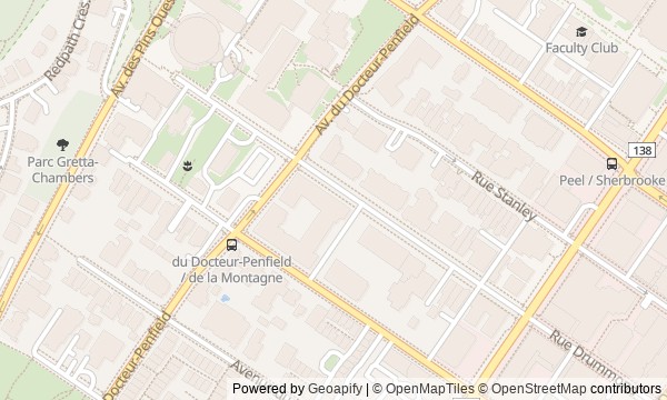 Walk map: Mount Royal and the Golden Square Mile