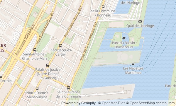 Walk map: Old Montreal: city, market, and port