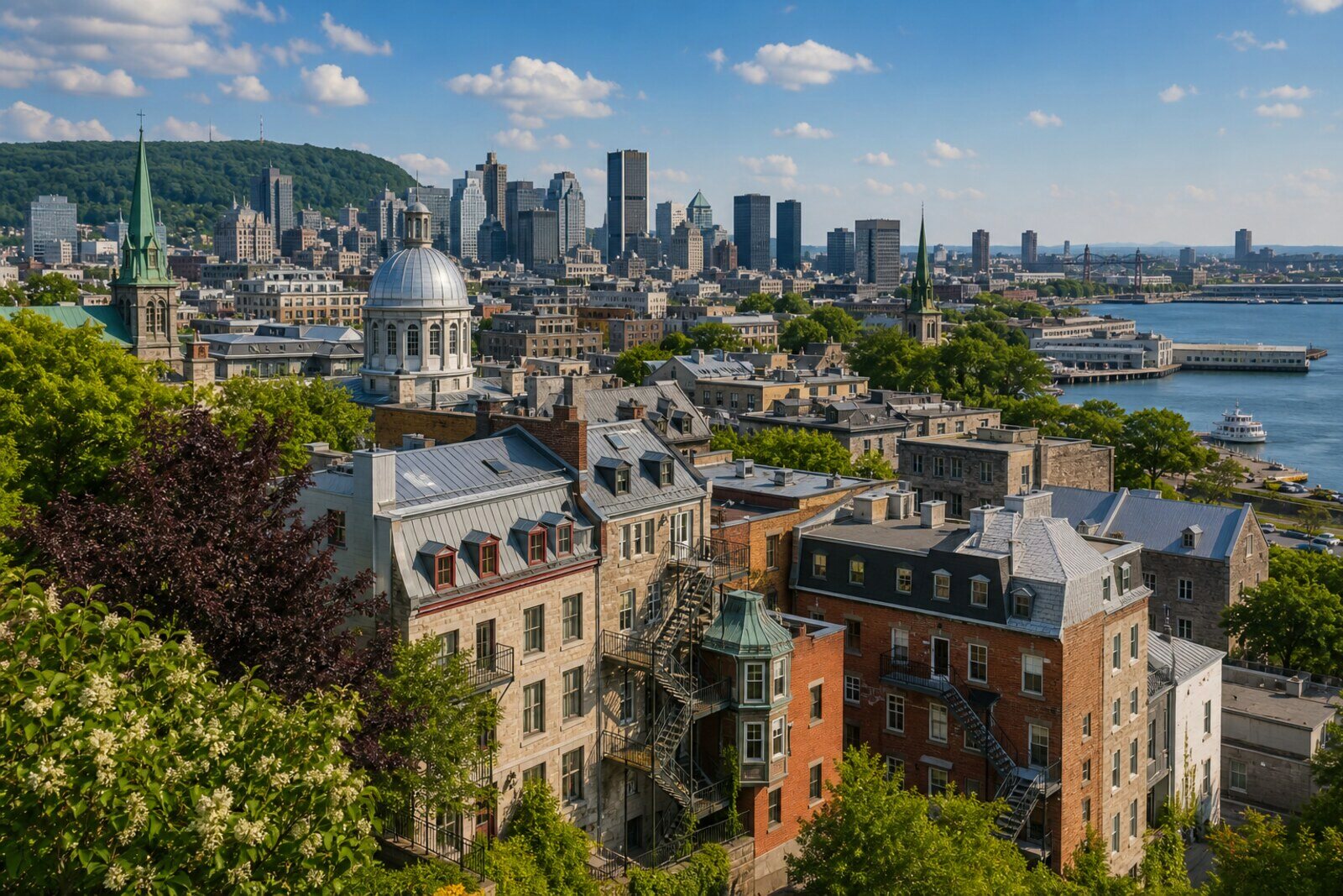 Generated editorial cover image for the montreal-old-montreal-port-foundation route