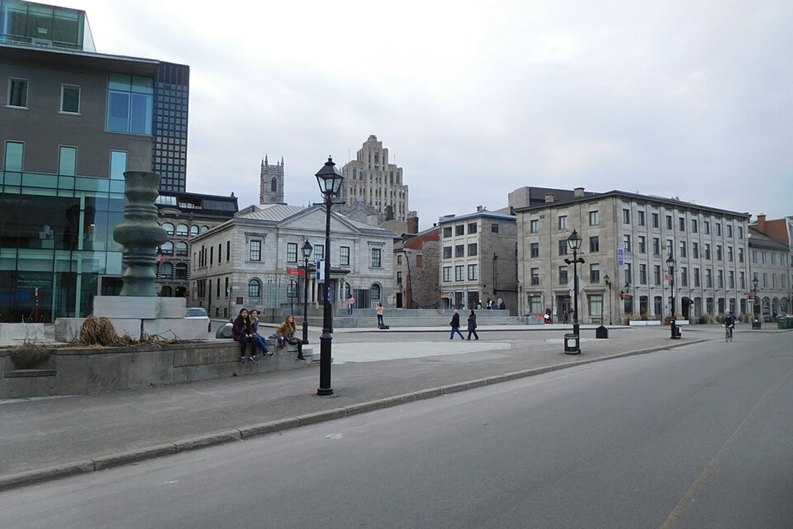 Place Royale in Old Montreal near Pointe-à-Callière