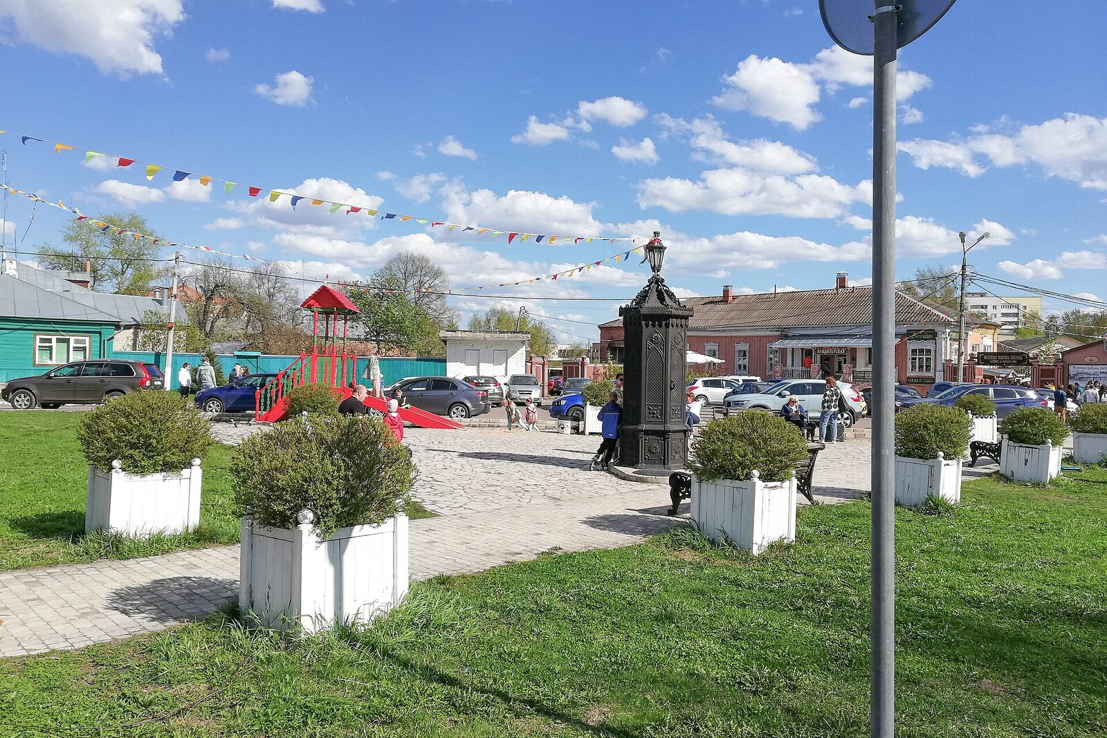 Shevlyagin Water Standpipe in Maria Shevlyagina Square in Kolomna.