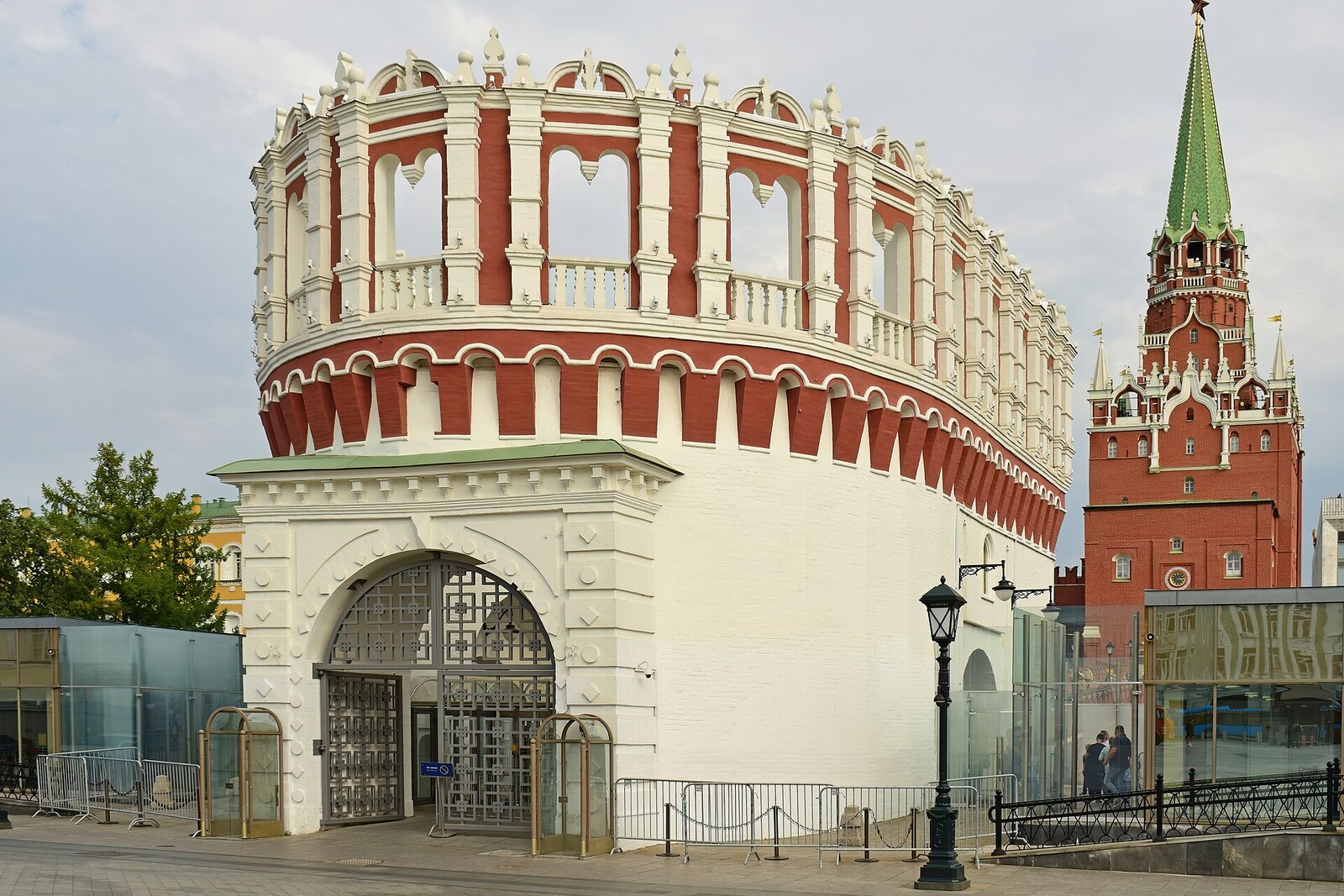 Kutafya Tower and Trinity Tower, connected by Trinity Bridge