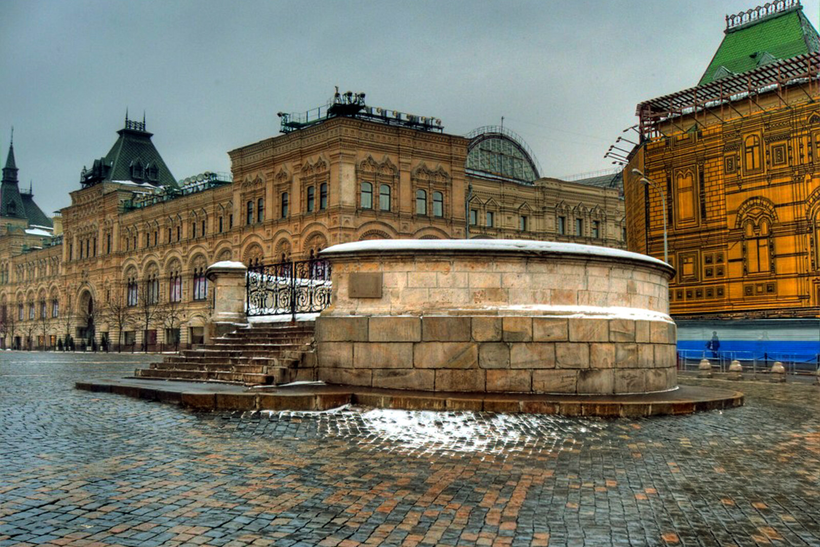 The stone platform of Lobnoye Mesto on Red Square