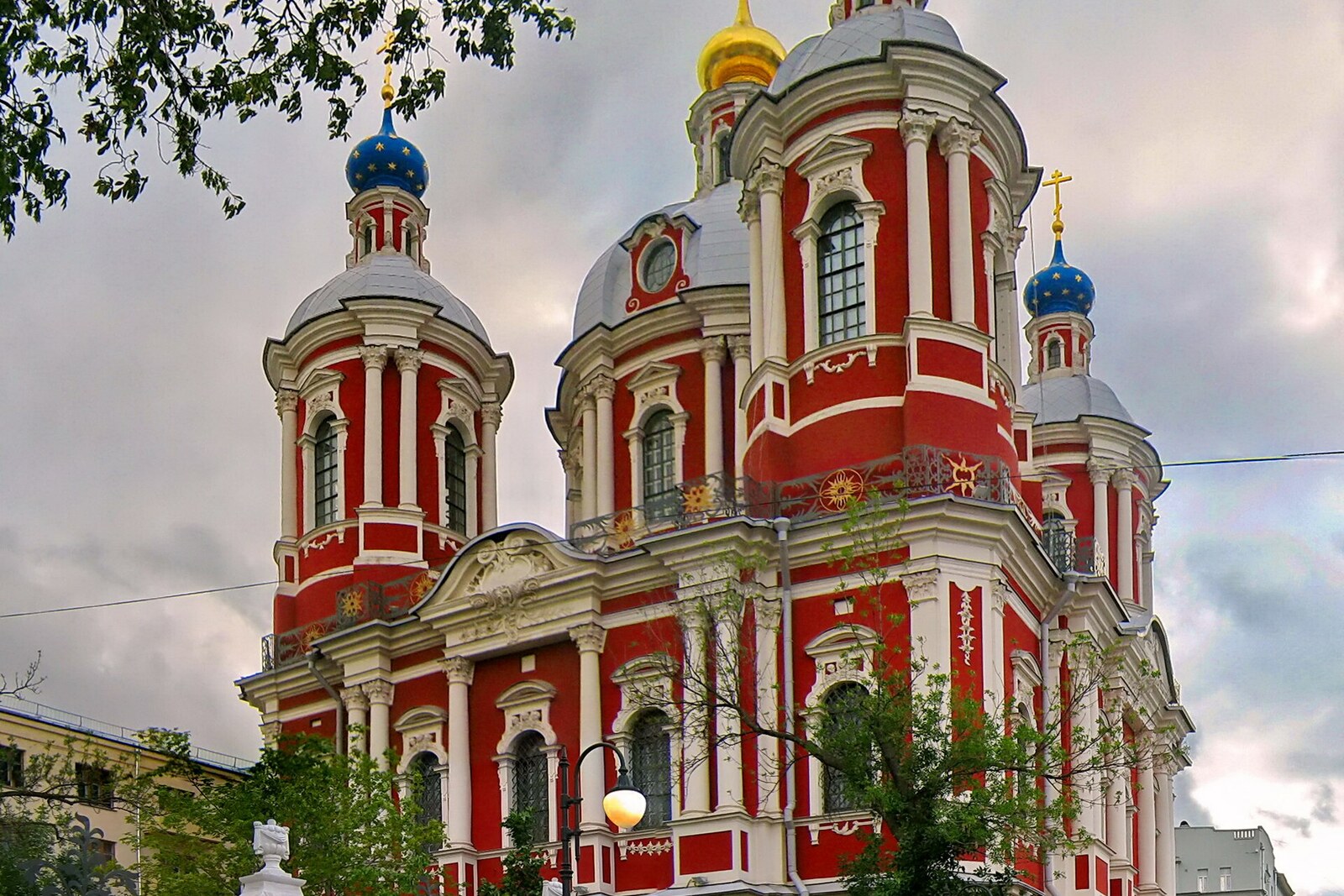 The Baroque massing of the Church of St. Clement the Pope