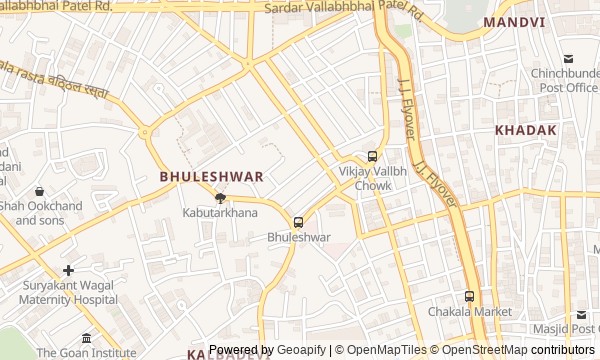 Walk map: Markets of Old Mumbai: Bhuleshwar and Mohammed Ali Road