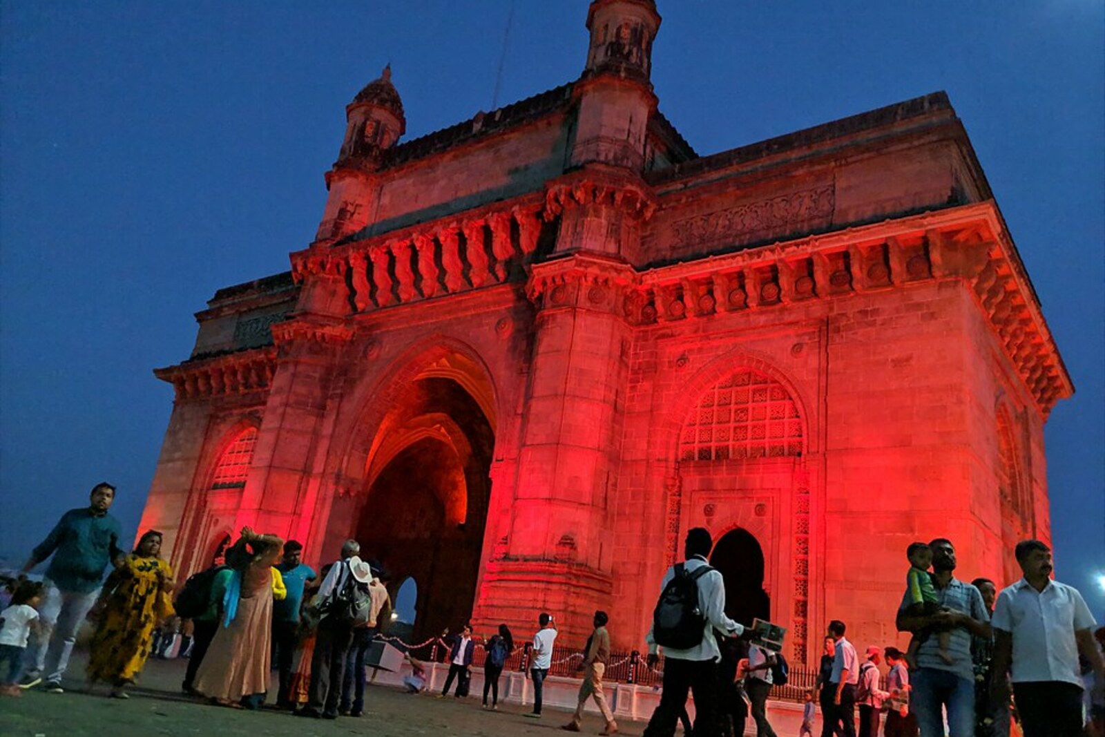 Gateway of India by Mumbai Harbour.