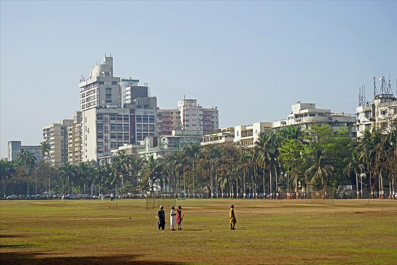 El Oval Maidan de Bombay