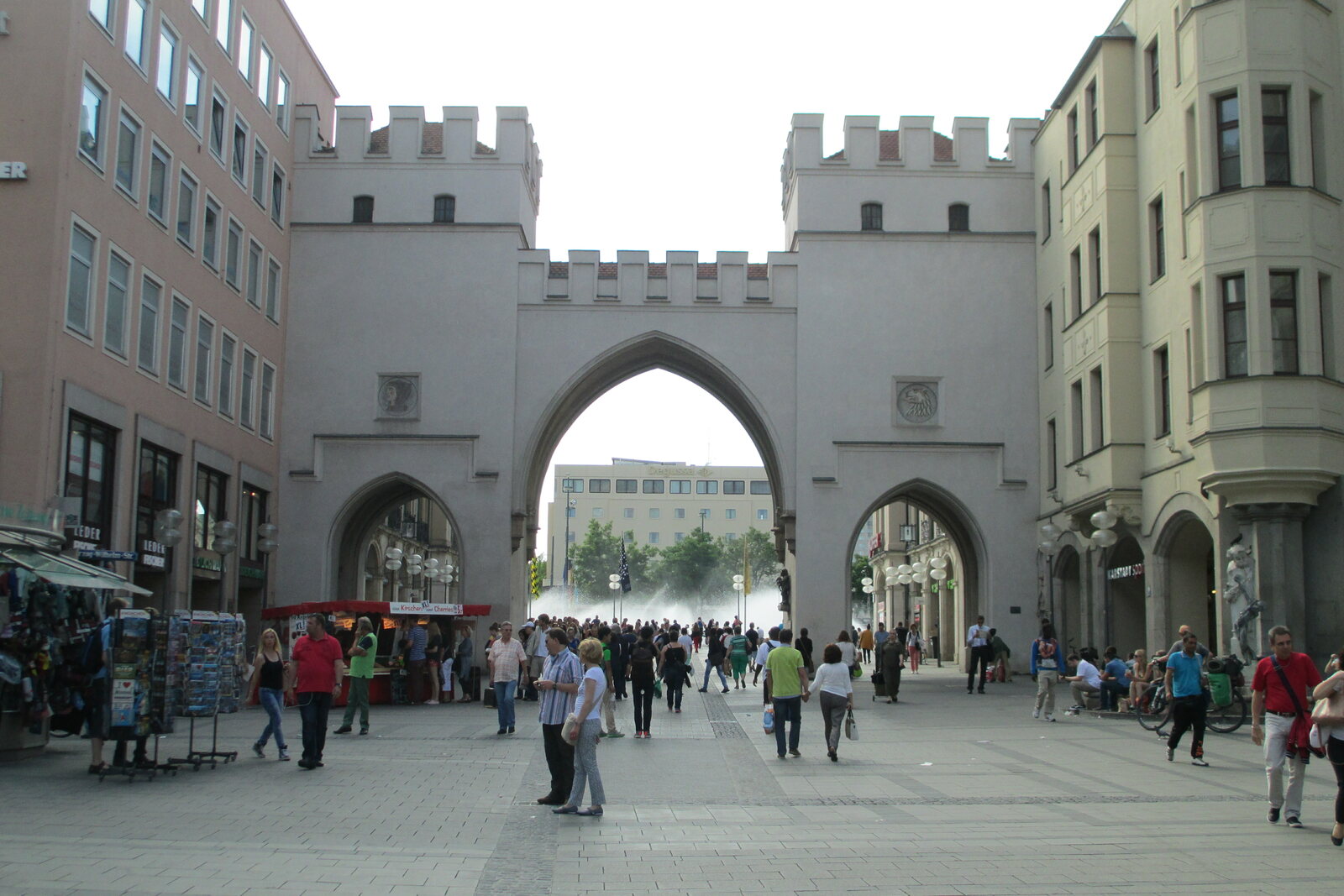 Karlstor at Karlsplatz (Stachus), the western gate of old Munich.