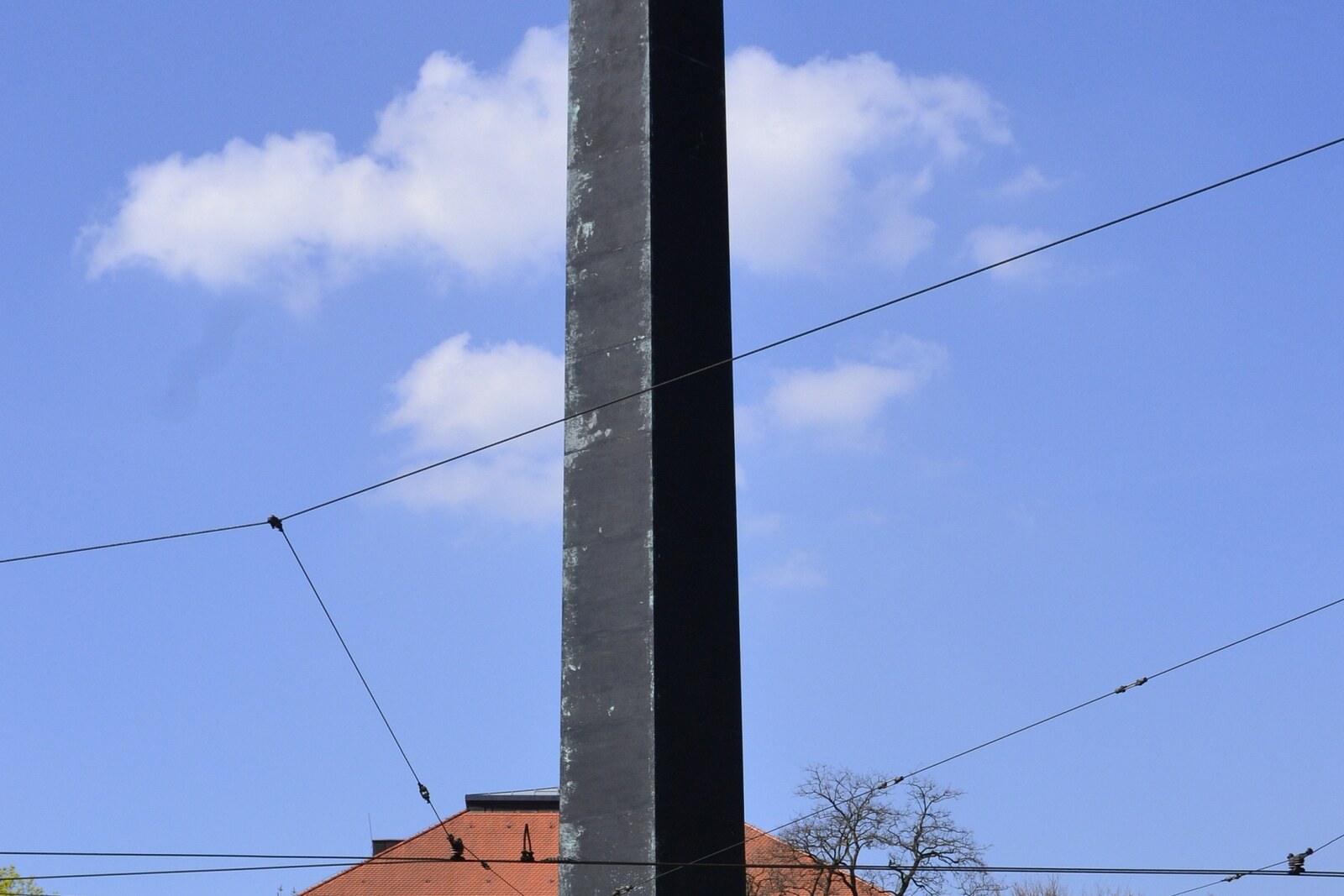 Obelisk at Karolinenplatz in Munich, 2013