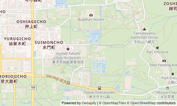 Walk map: Nara: Temples, Deer, and Kasugayama Primeval Forest