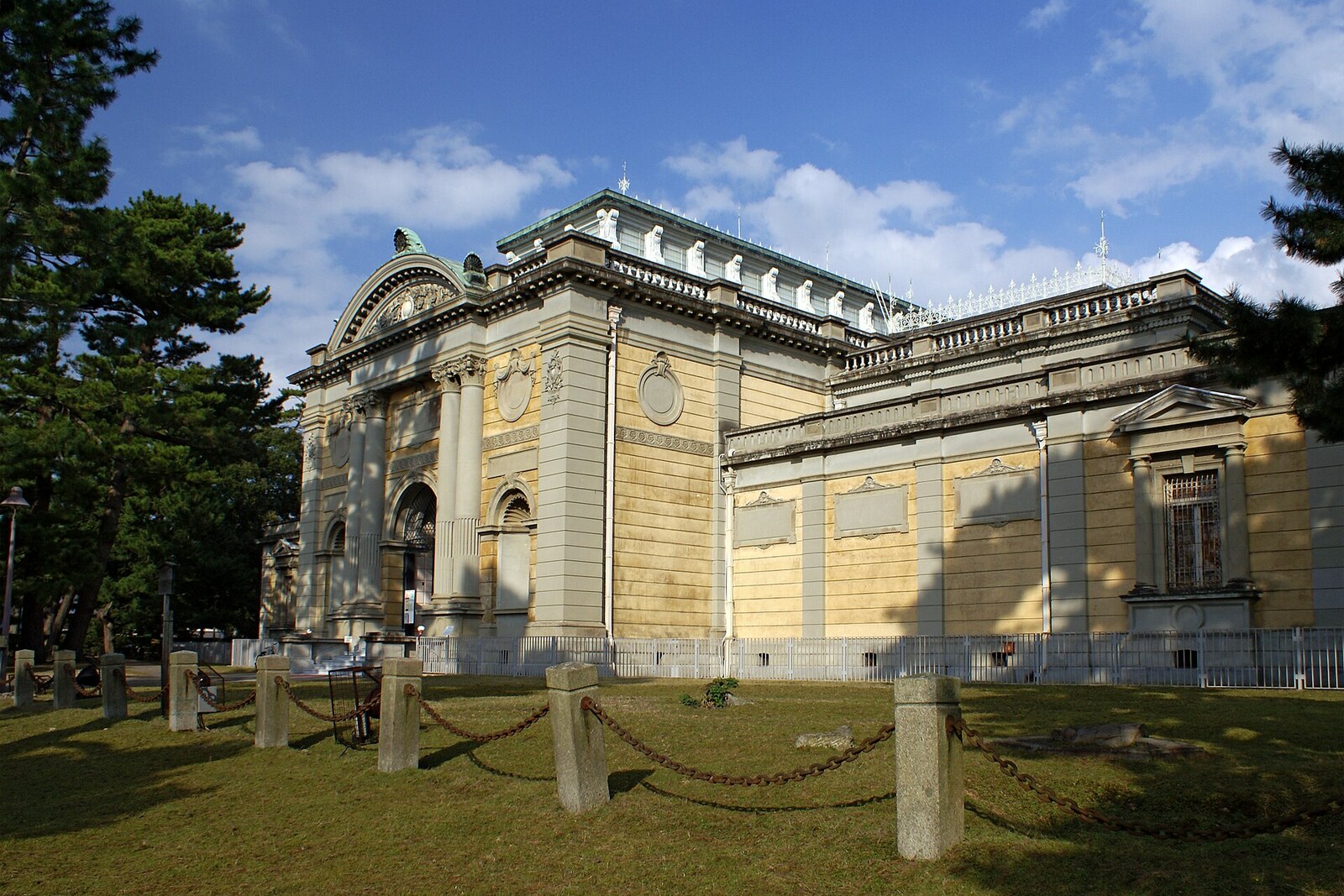 The main building of Nara National Museum.