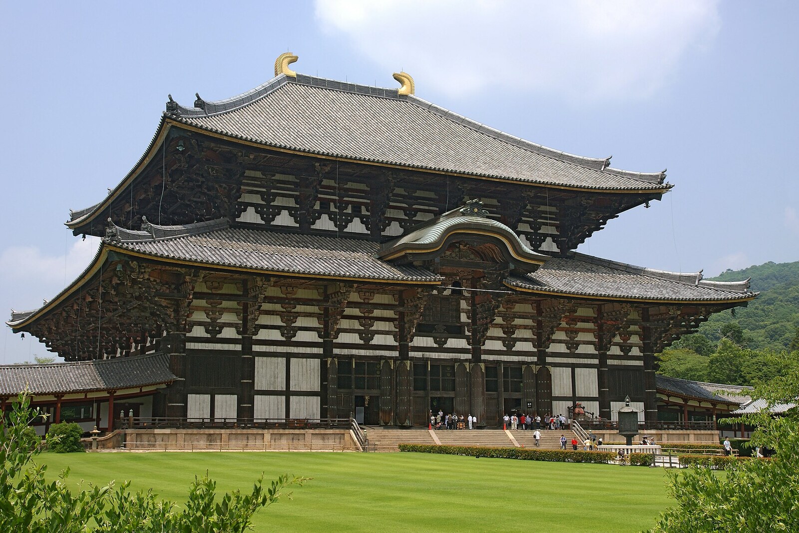 The Great Buddha Hall at Tōdai-ji Temple.