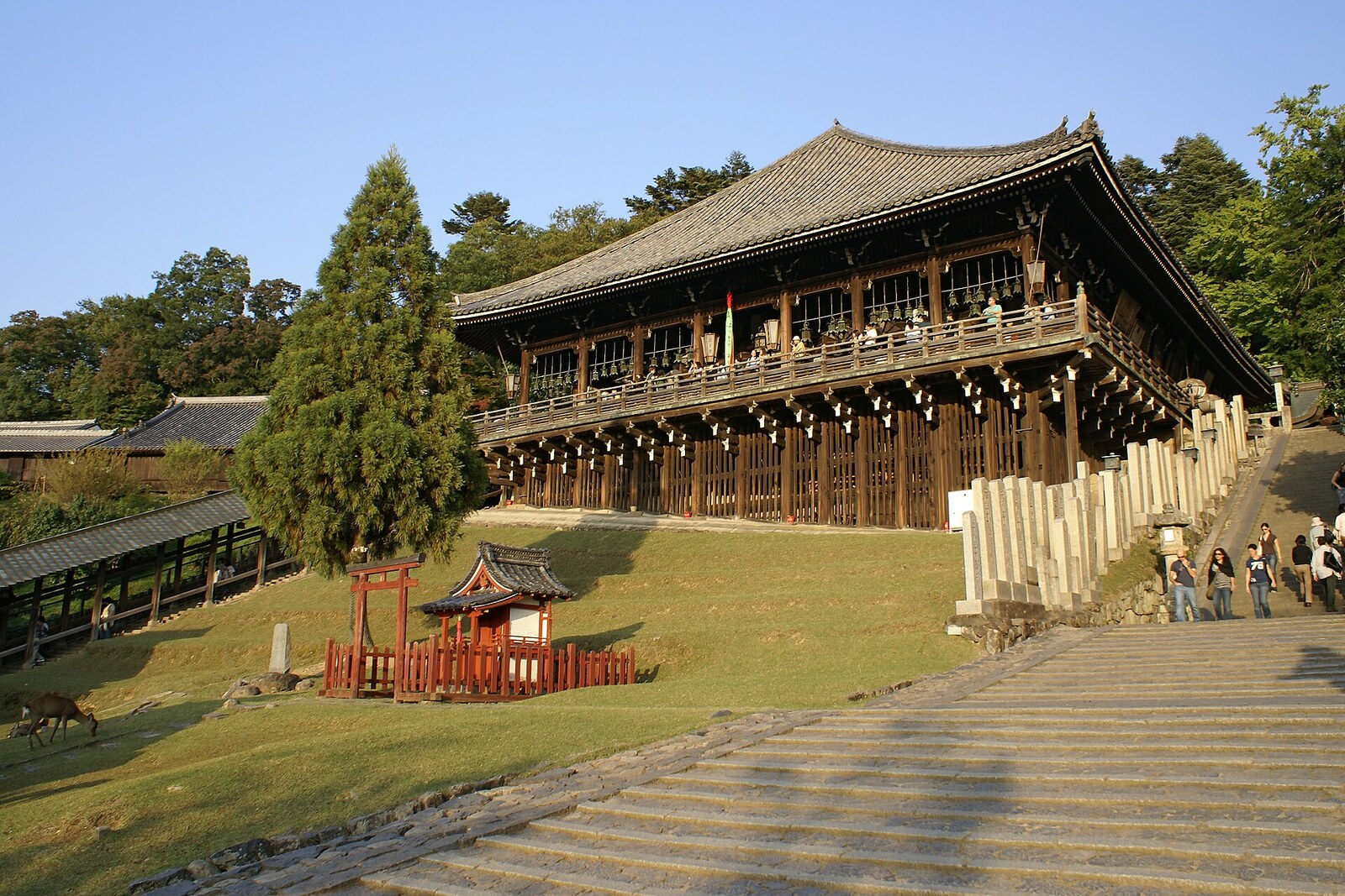 Nigatsu-dō Hall at Tōdai-ji Temple.