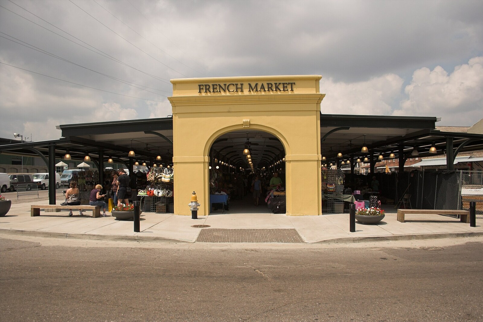 French Market arch New Orleans May 2009