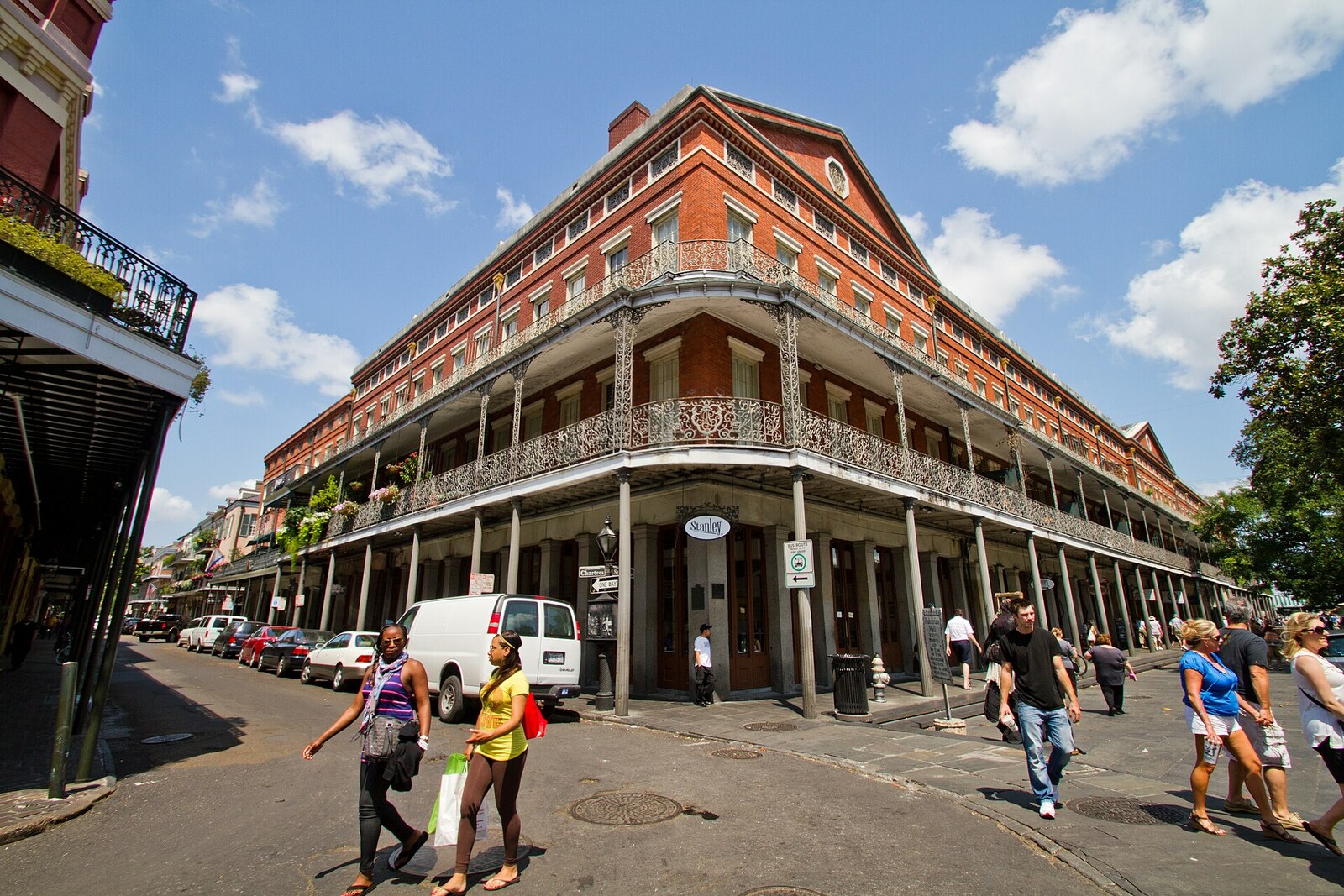 French Quarter Building - Pontalba corner, New Orleans