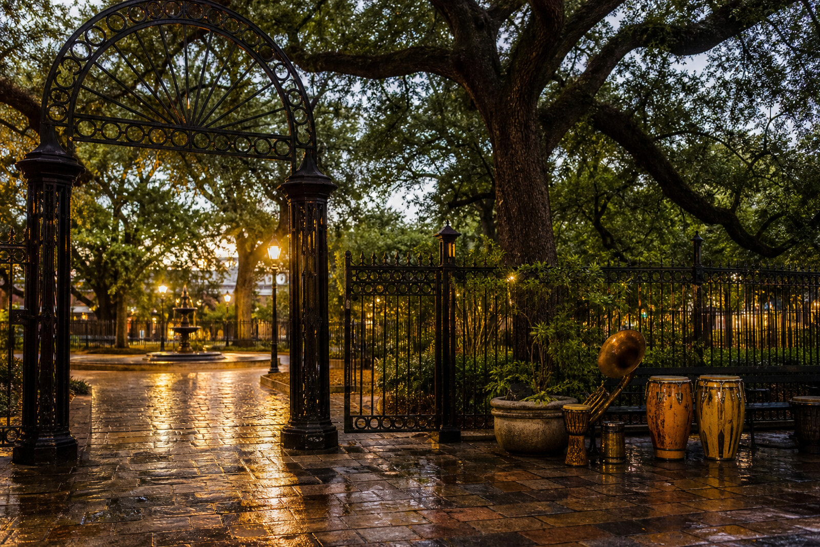 Generated editorial cover for the “new-orleans-treme-congo-square-music-memory” route