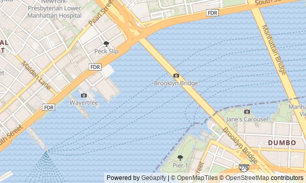 Walk map: Brooklyn Bridge and the DUMBO Waterfront