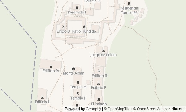 Walk map: Monte Albán: City on the Summit