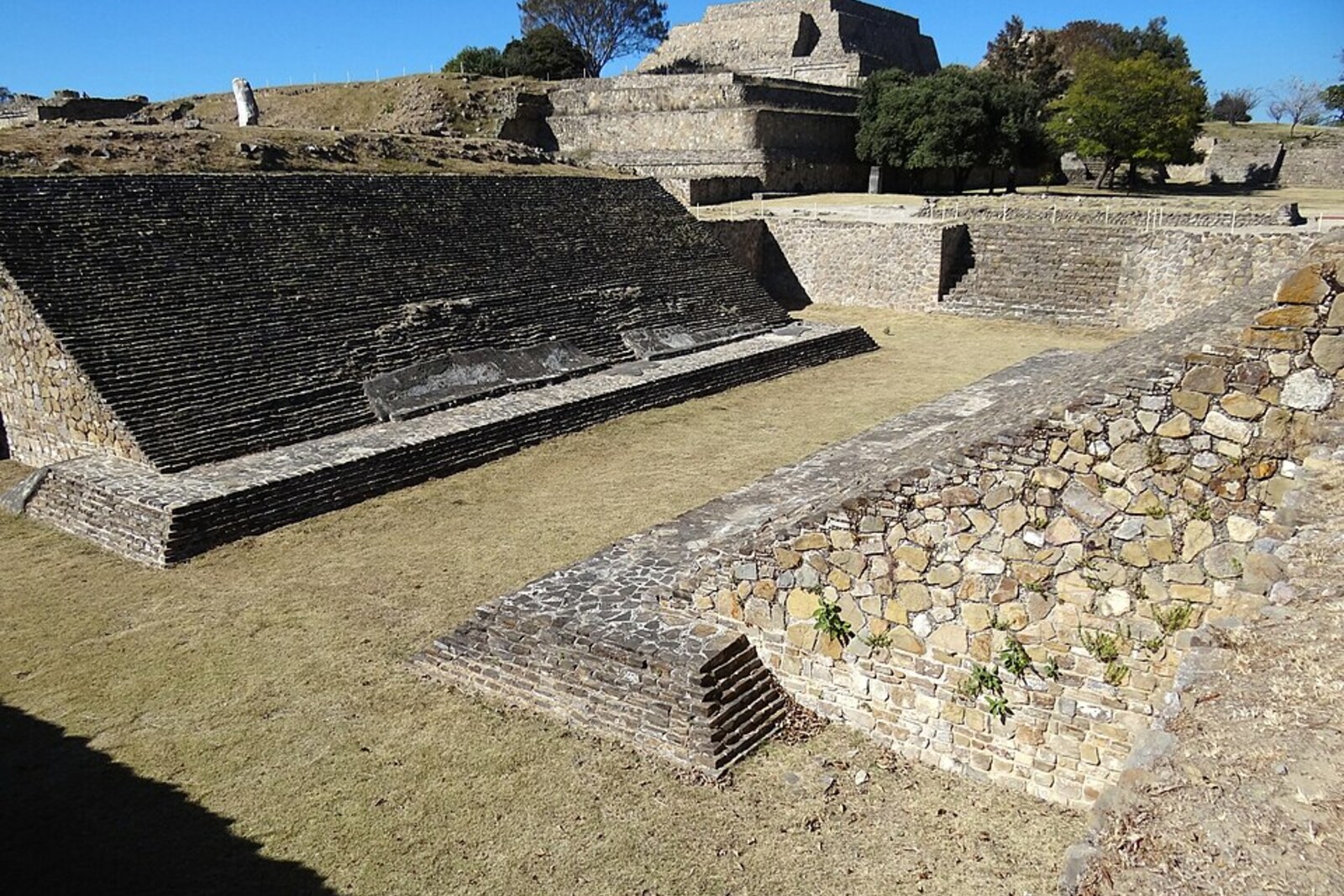 Monte Albán's Ball Court.