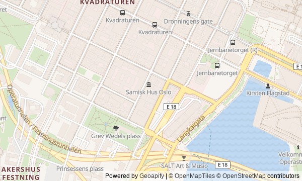 Walk map: Oslo by the fjord: City Hall, Akershus Fortress and Bjørvika