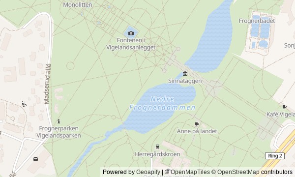 Walk map: Frogner Park: Vigeland Park and His Studio