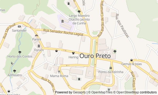 Walk map: Ouro Preto: gold, taxes, and rebellions