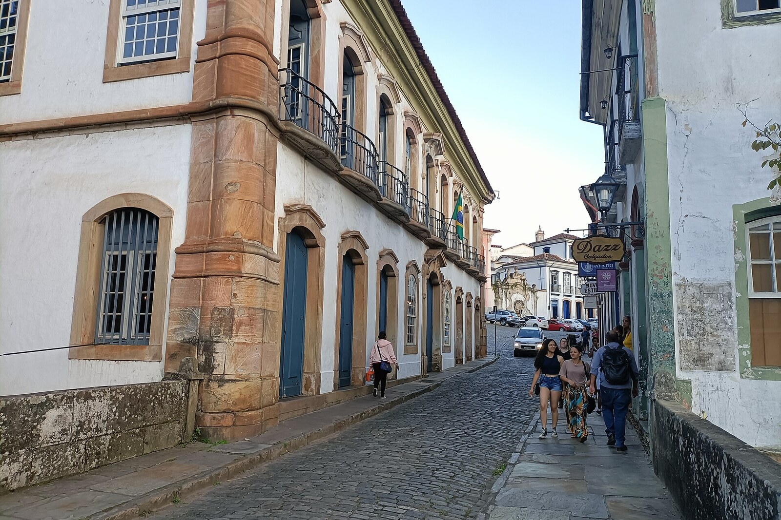 Facade of Casa dos Contos in Ouro Preto.