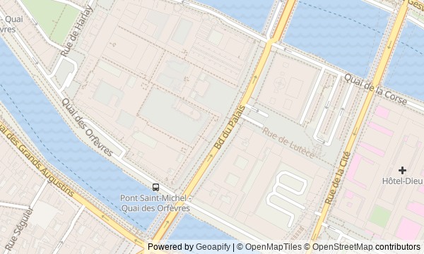 Walk map: Île de la Cité: from Notre-Dame de Paris to the western tip