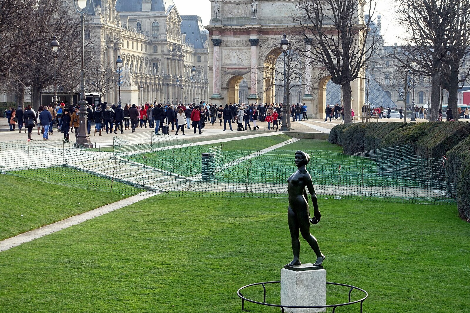 Jardin du Carrousel at the Louvre