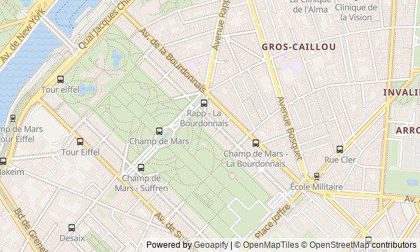Walk map: Ceremonial Paris: from Trocadéro to Pont Alexandre III