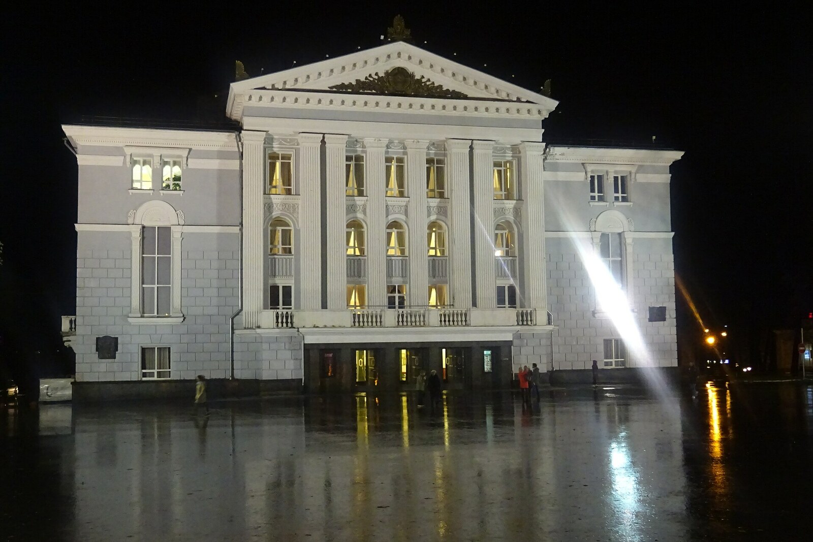 Facade of the Perm Opera and Ballet Theatre.