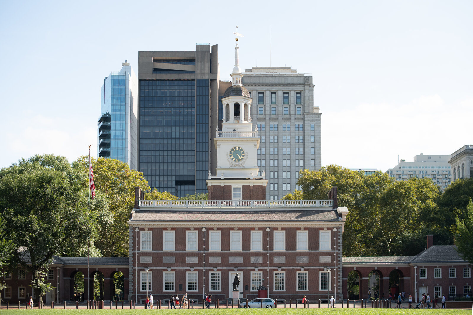 Independence Hall building in Philadelphia