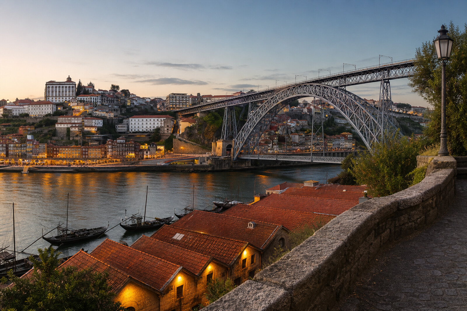 Generated editorial cover image for the “porto-gaia-wine-river-views” route