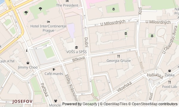 Walk map: Josefov and Old Town: Community and Memory