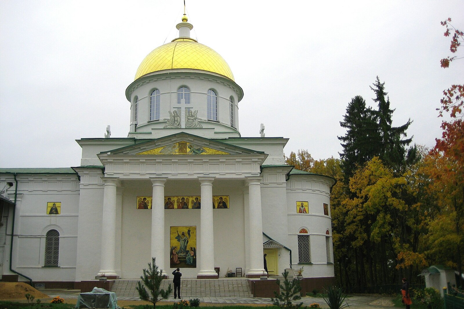 St. Michael’s Cathedral in the Pskov-Caves Monastery.